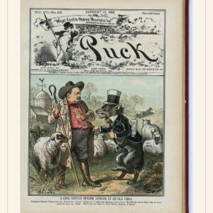 Puck cover — January 14, 1885 — watermarked preview