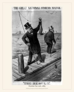Election Day card, 1885