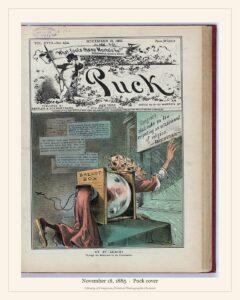 Puck cover — November 18, 1885
