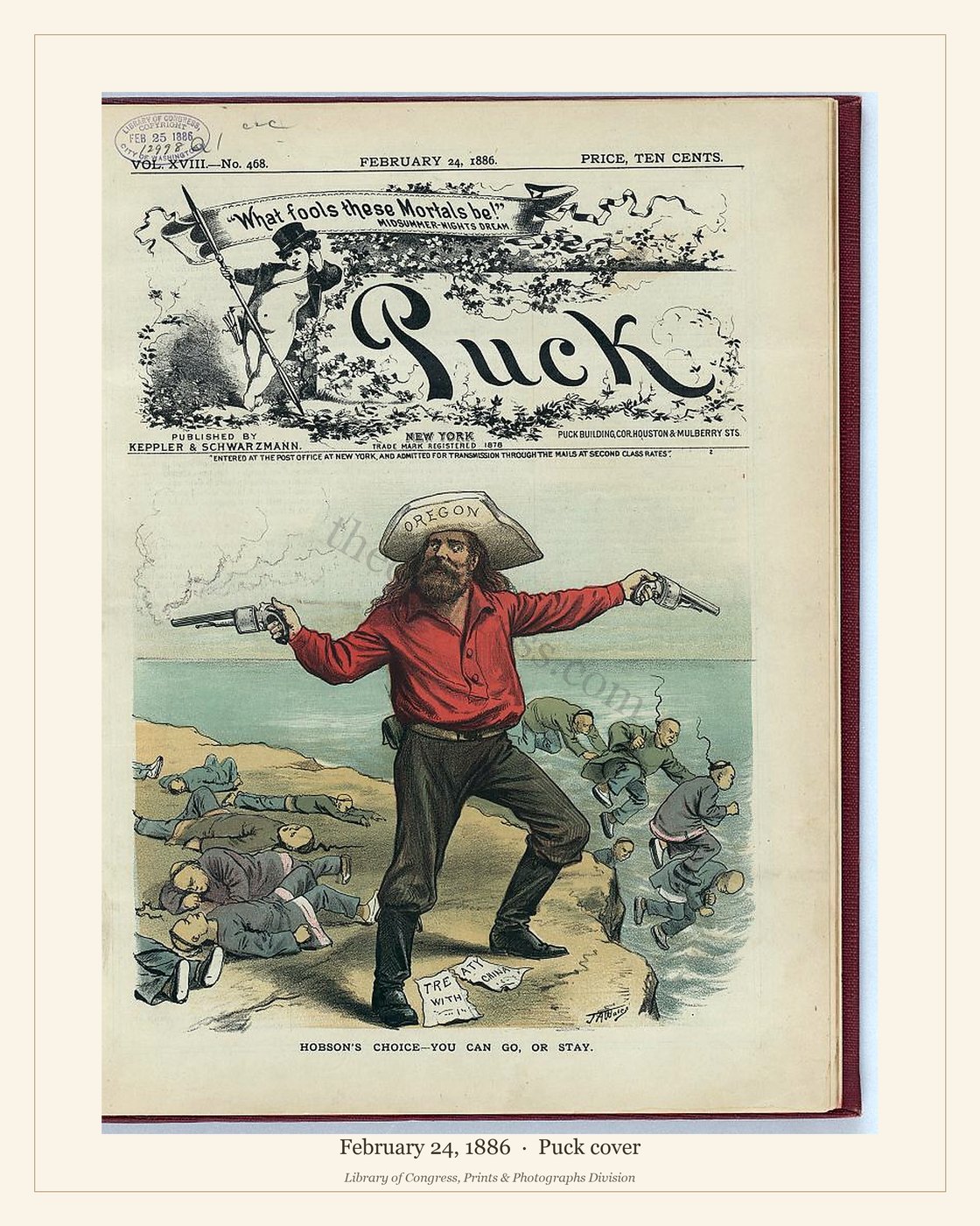 Puck cover — February 24, 1886 — watermarked preview