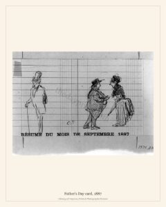 Father’s Day card, 1887