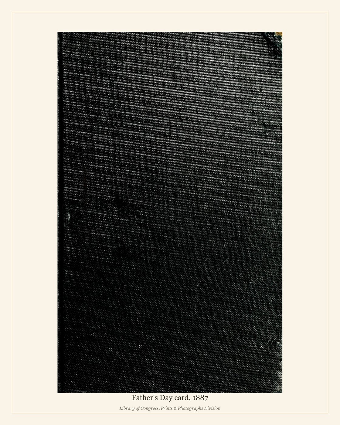 Father's Day card, 1887 — watermarked preview