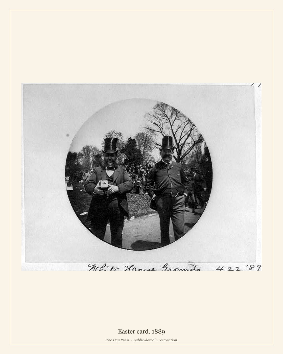 Easter card, 1889