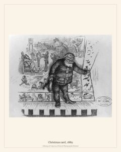 Christmas card, 1889