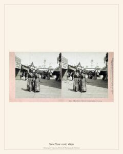 New Year card, 1890