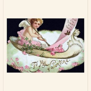 Valentine's Day card, 1890 — watermarked preview