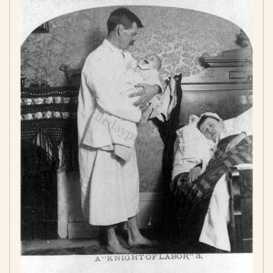 Labor Day card, 1890 — watermarked preview