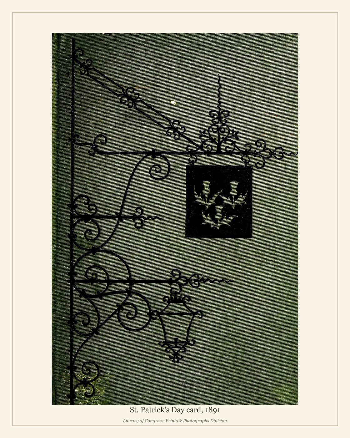 St. Patrick's Day card, 1891 — watermarked preview