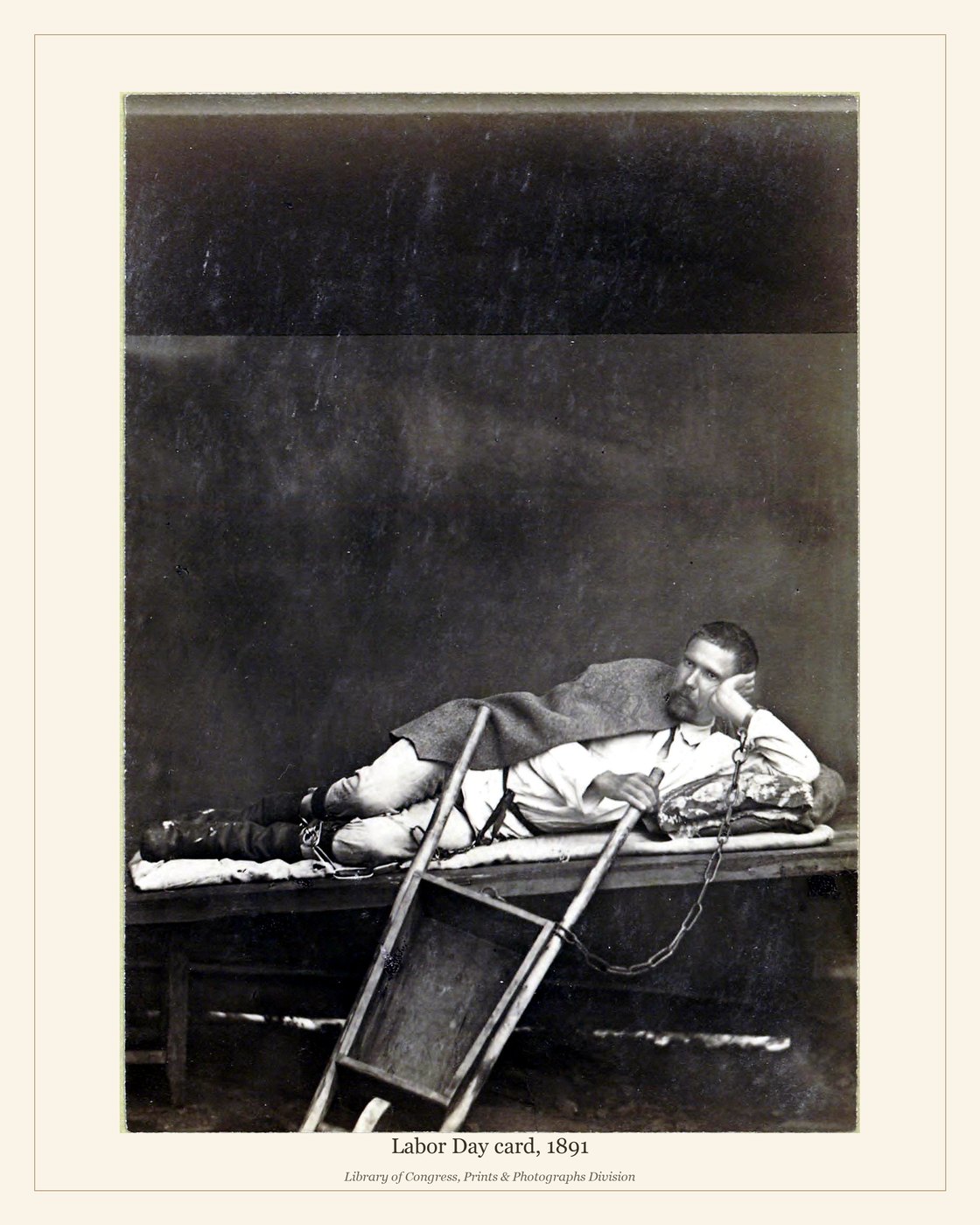 Labor Day card, 1891 — watermarked preview