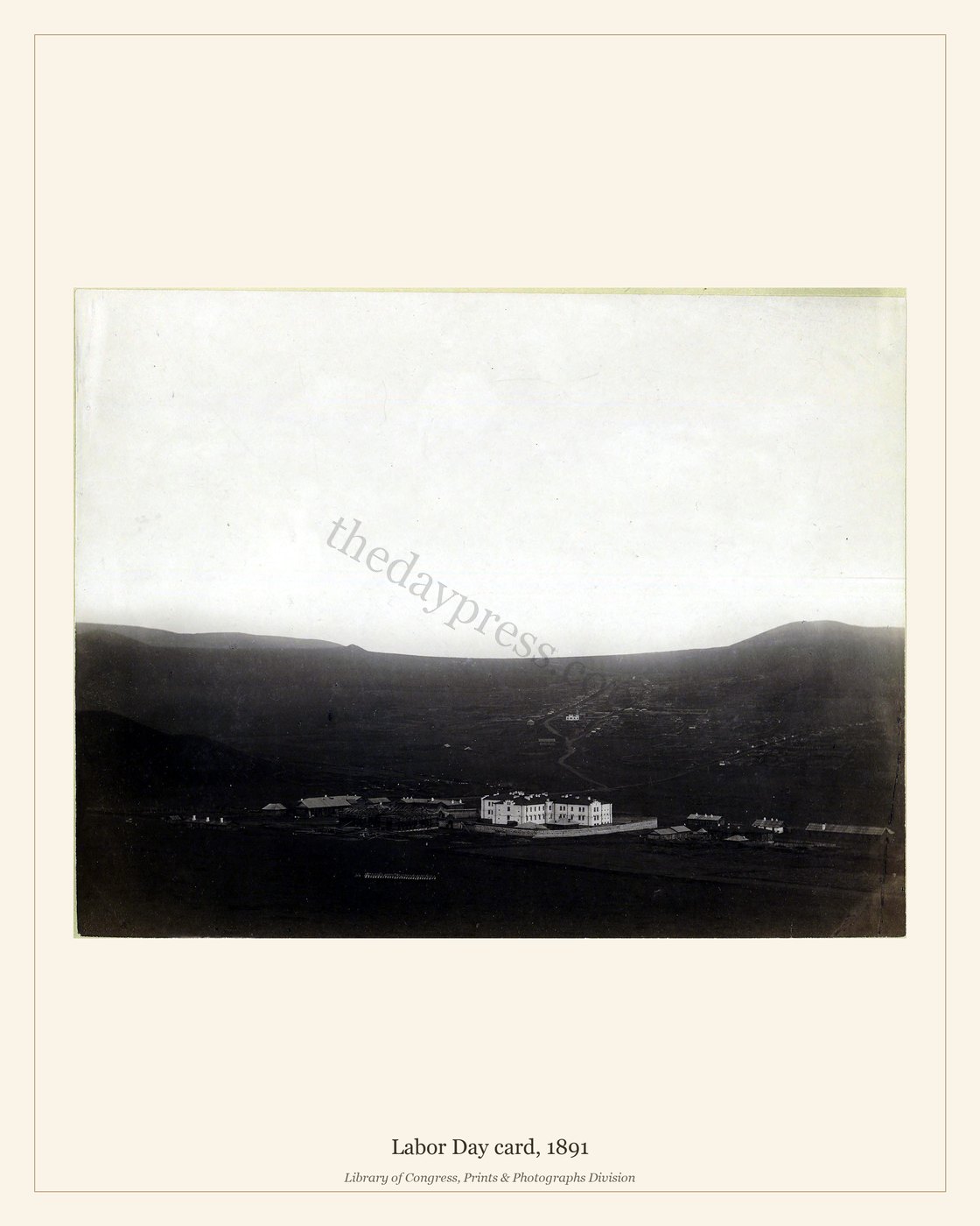 Labor Day card, 1891 — watermarked preview