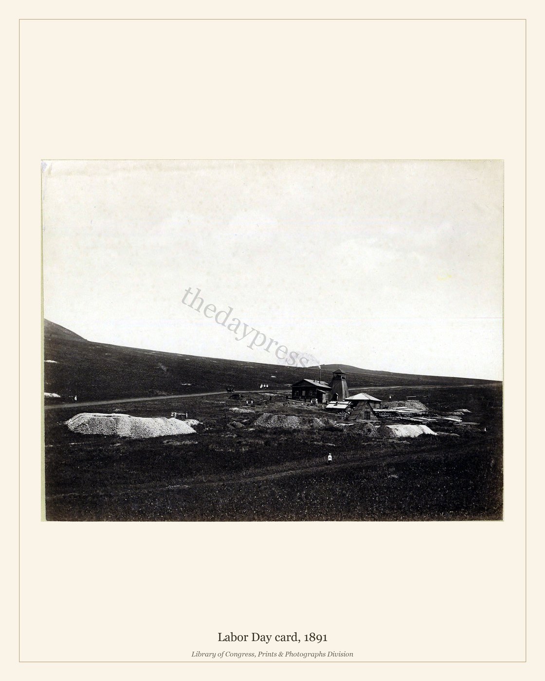 Labor Day card, 1891 — watermarked preview