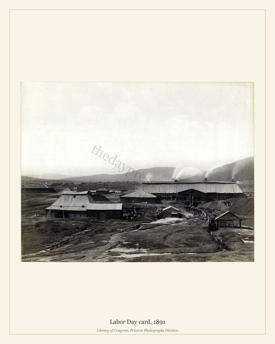 Labor Day card, 1891 — watermarked preview