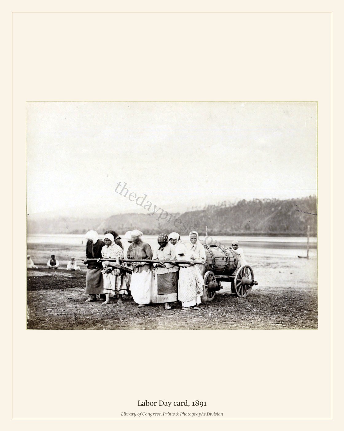 Labor Day card, 1891 — watermarked preview