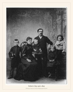 Father’s Day card, 1892