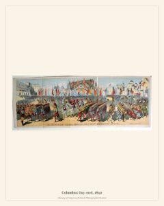 Columbus Day card, 1892