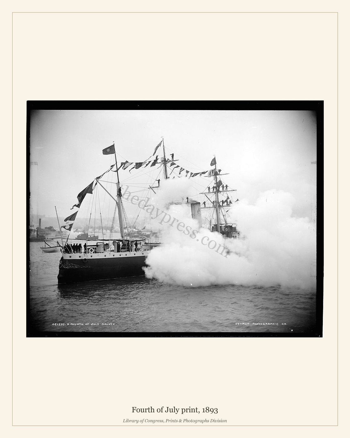 Fourth of July print, 1893 — watermarked preview