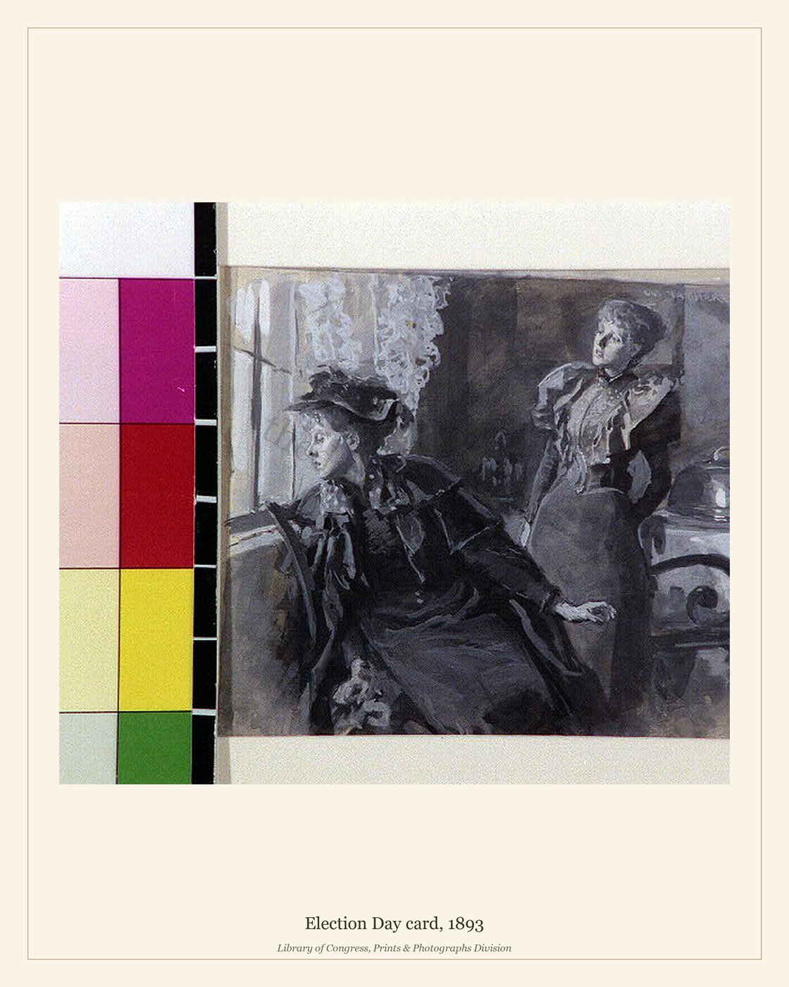 Election Day card, 1893 — watermarked preview
