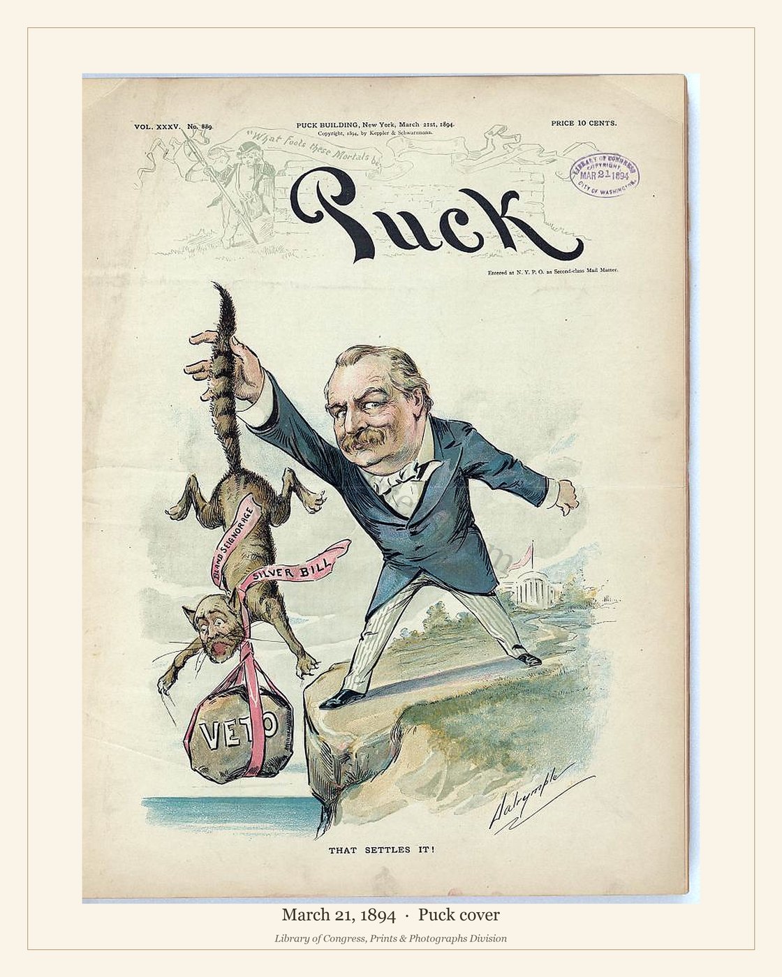 Puck cover — March 21, 1894 — watermarked preview