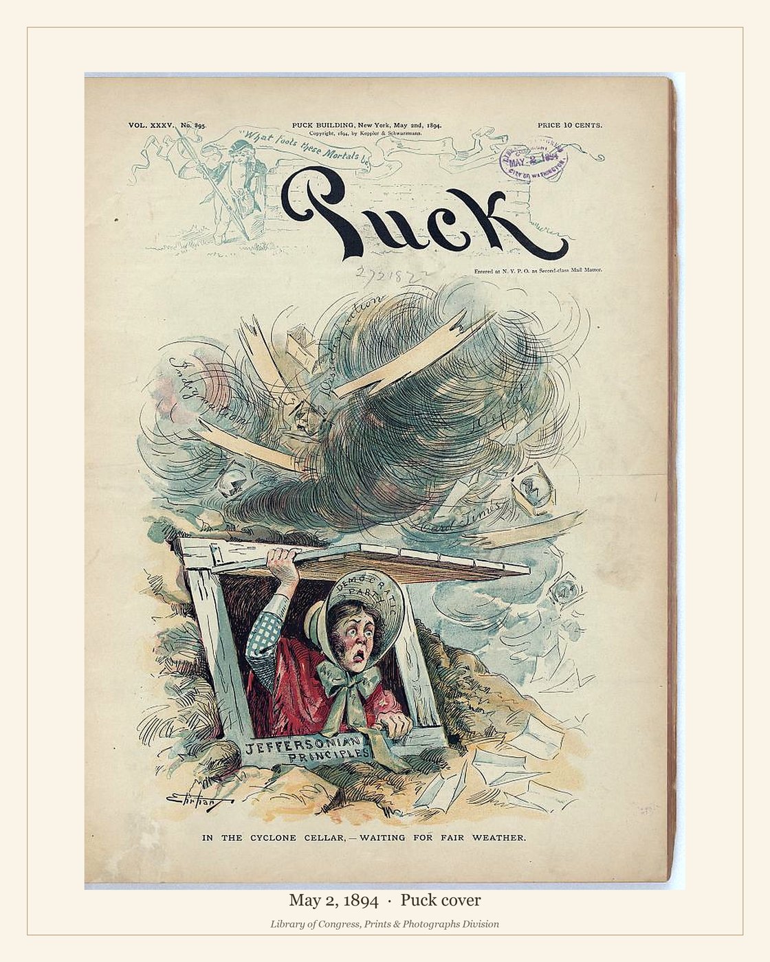 Puck cover — May 2, 1894 — watermarked preview