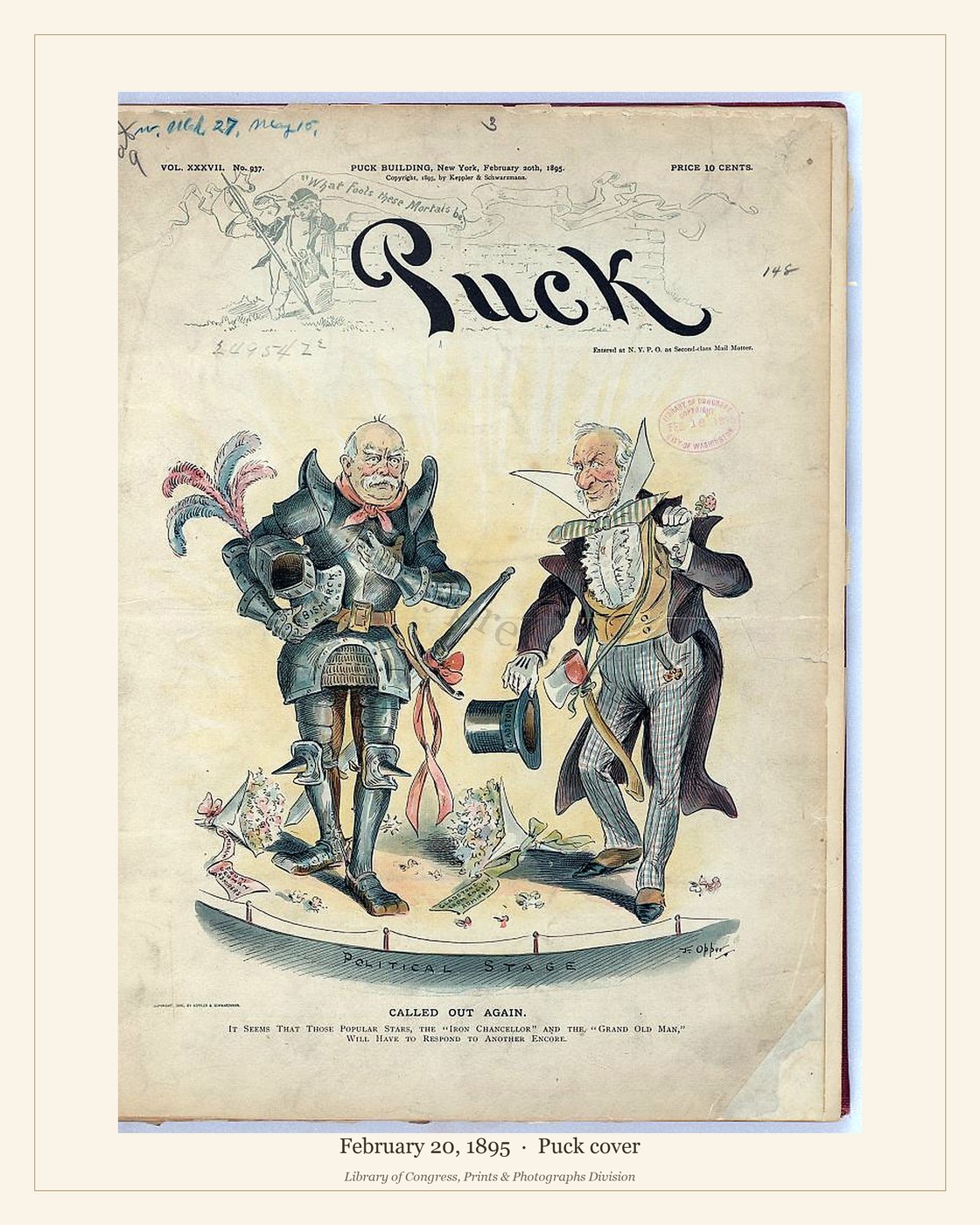 Puck cover — February 20, 1895 — watermarked preview