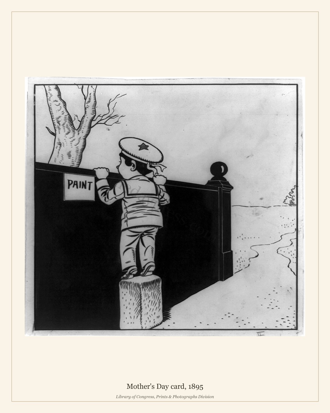 Mother's Day card, 1895 — watermarked preview