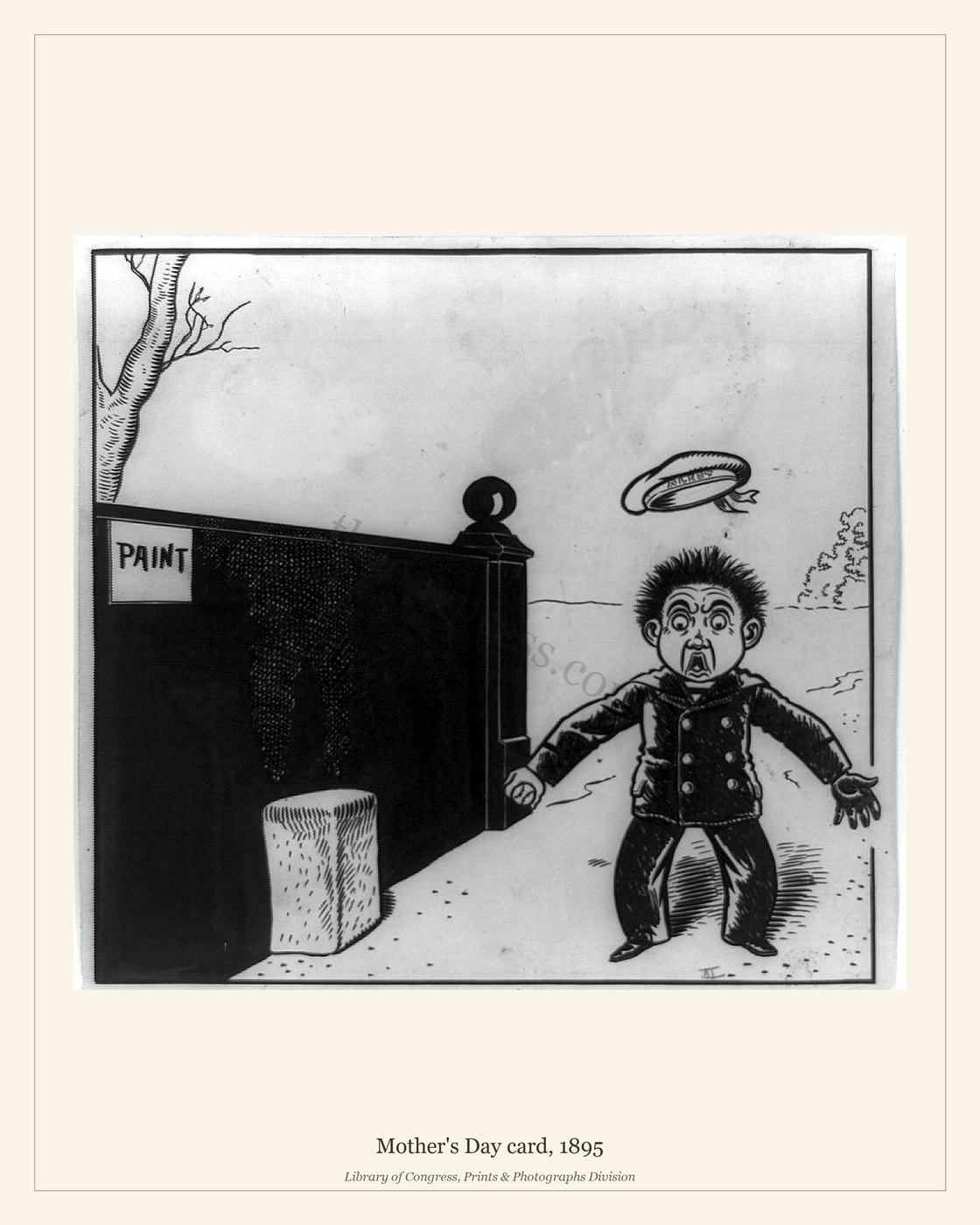 Mother's Day card, 1895 — watermarked preview
