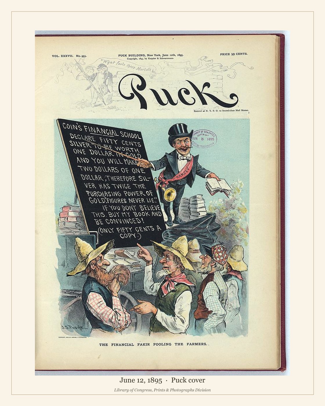 Puck cover — June 12, 1895 — watermarked preview