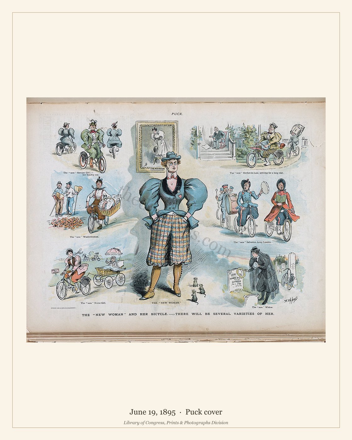 Puck cover — June 19, 1895 — watermarked preview