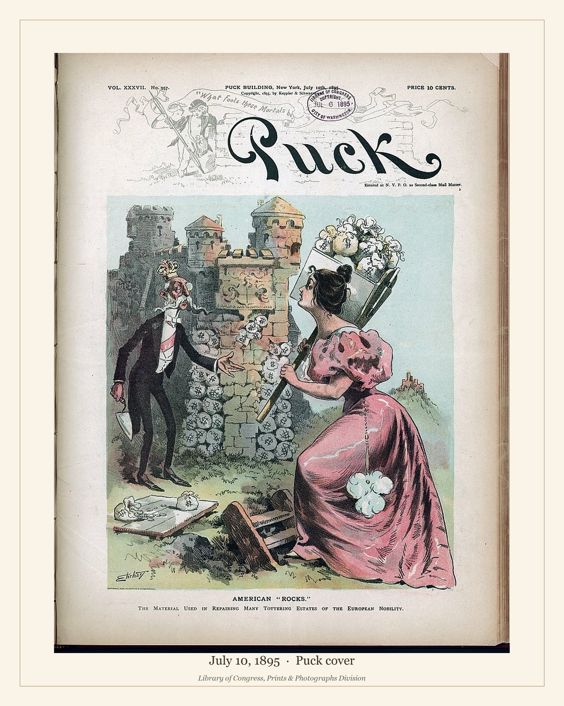 Puck cover — July 10, 1895 — watermarked preview