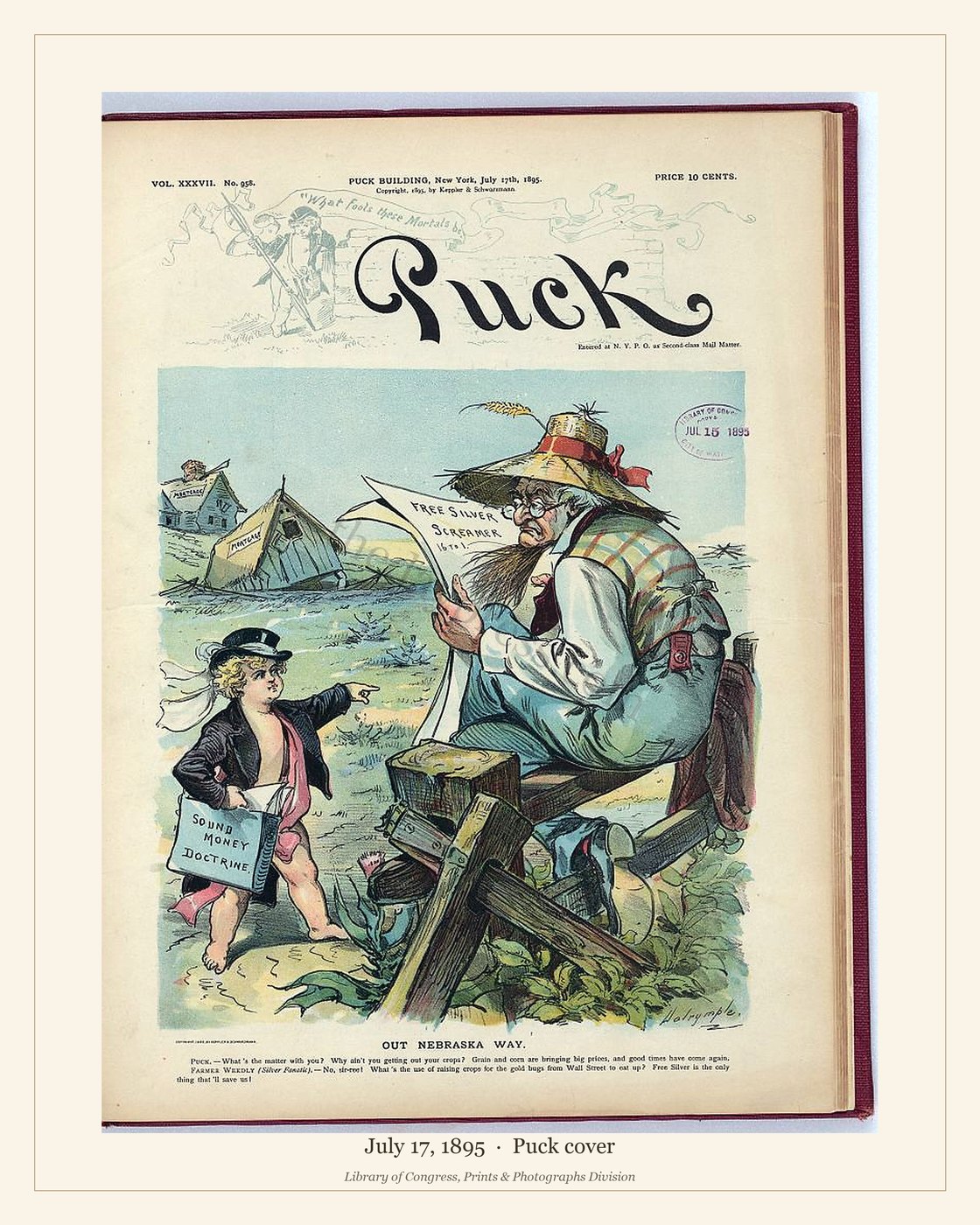 Puck cover — July 17, 1895 — watermarked preview