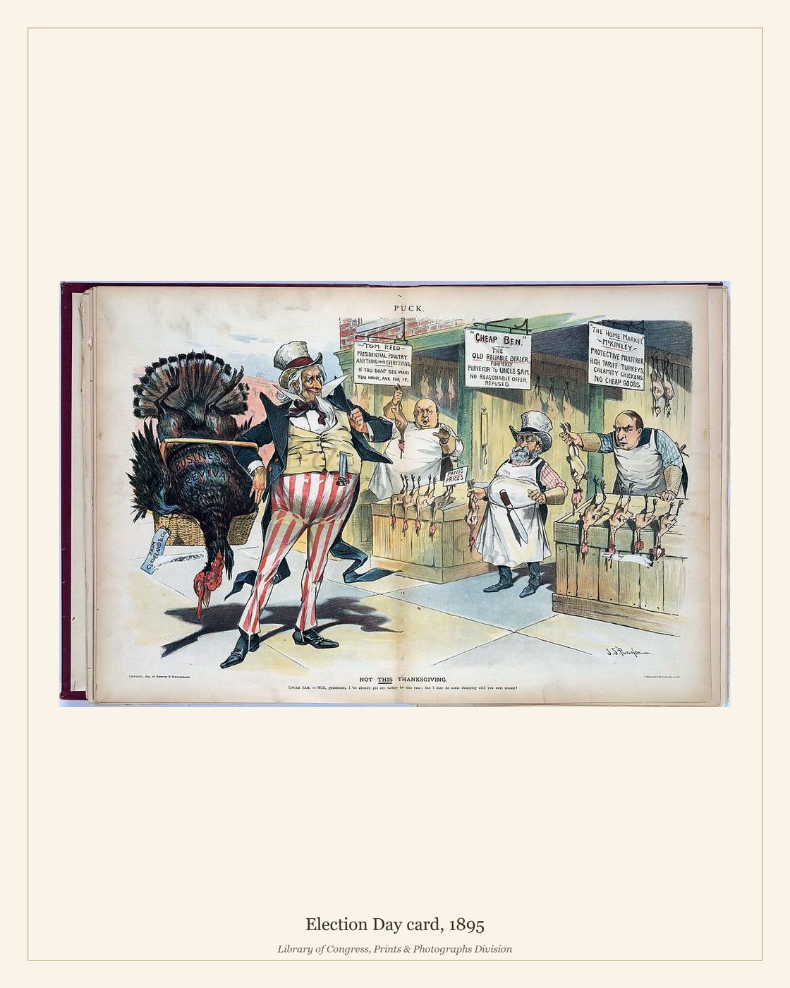 Election Day card, 1895 — watermarked preview