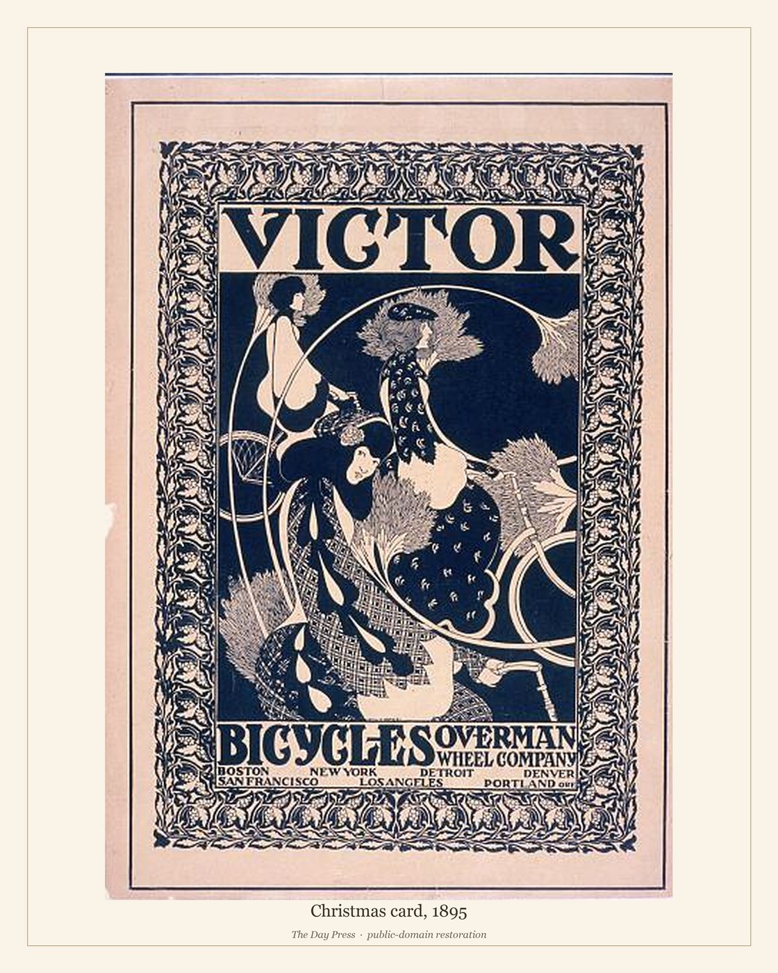 Christmas card, 1895