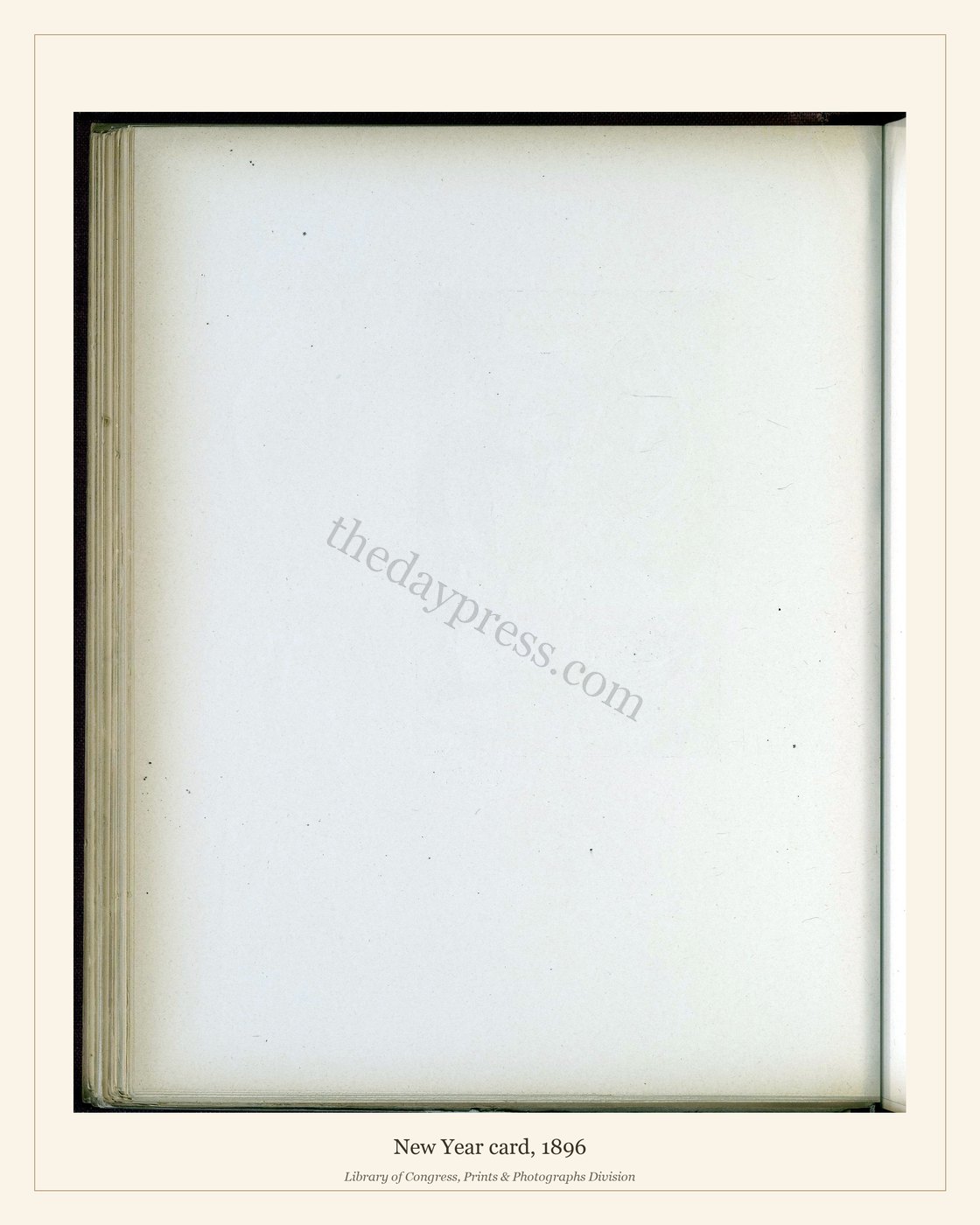 New Year card, 1896 — watermarked preview