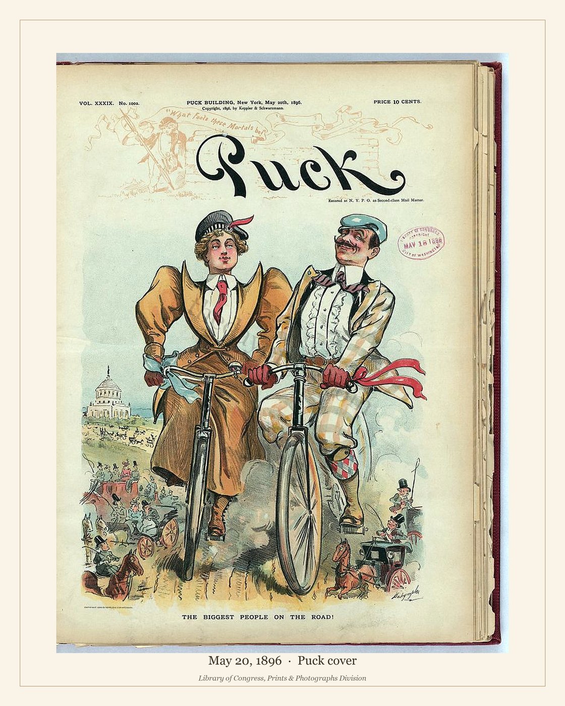 Puck cover — May 20, 1896 — watermarked preview