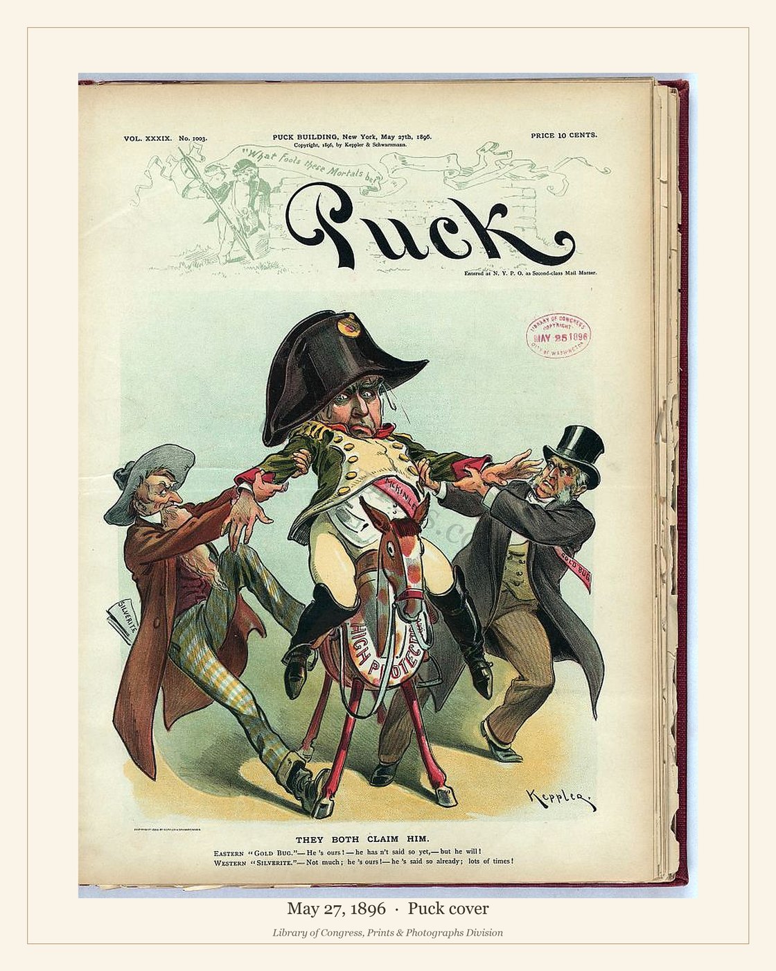 Puck cover — May 27, 1896 — watermarked preview