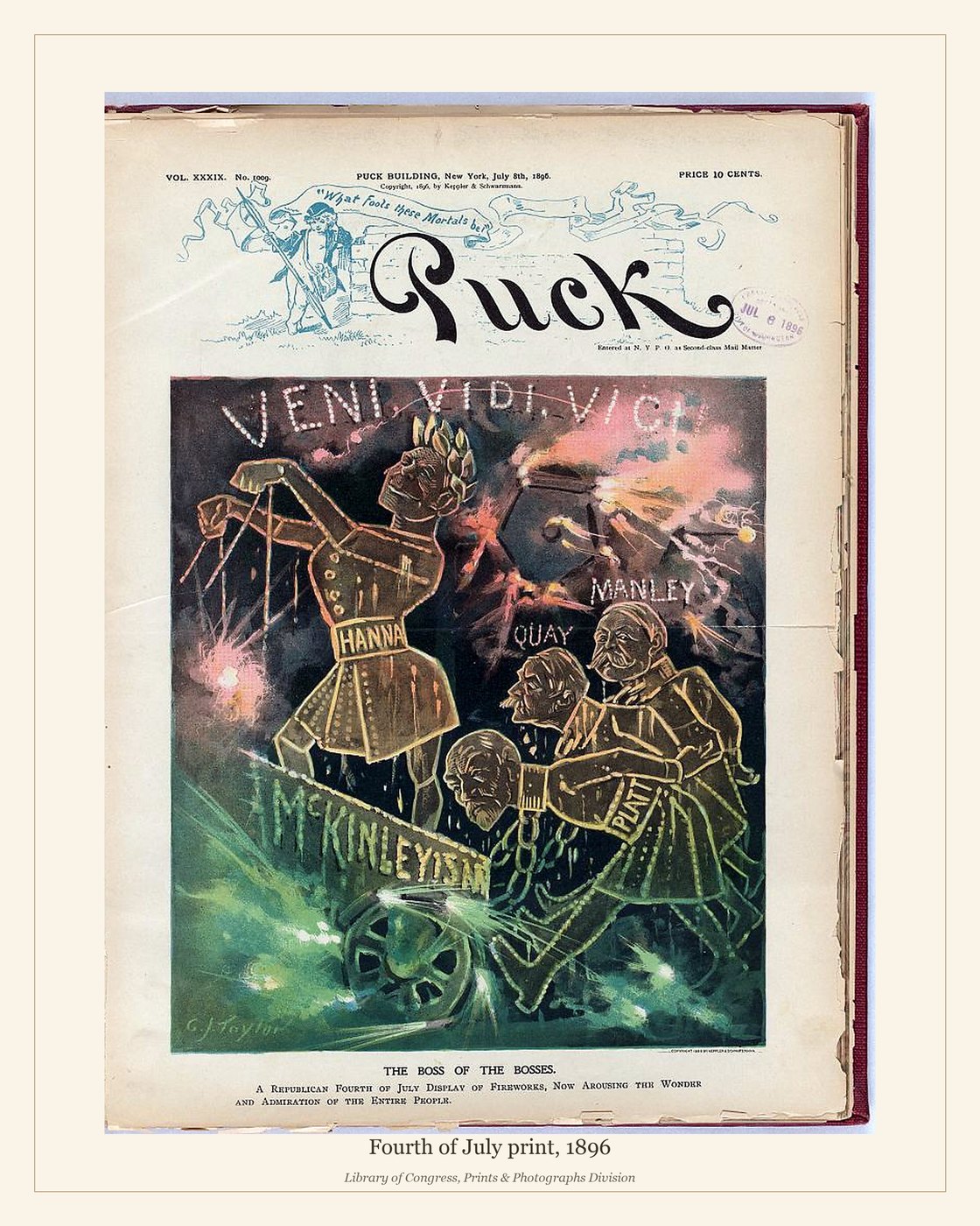 Fourth of July print, 1896 — watermarked preview