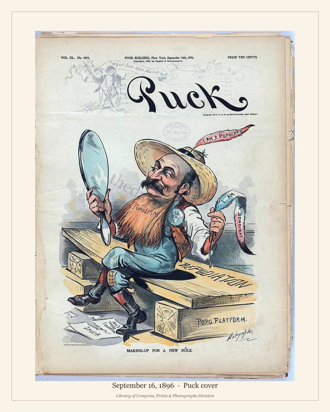 Puck cover — September 16, 1896 — watermarked preview