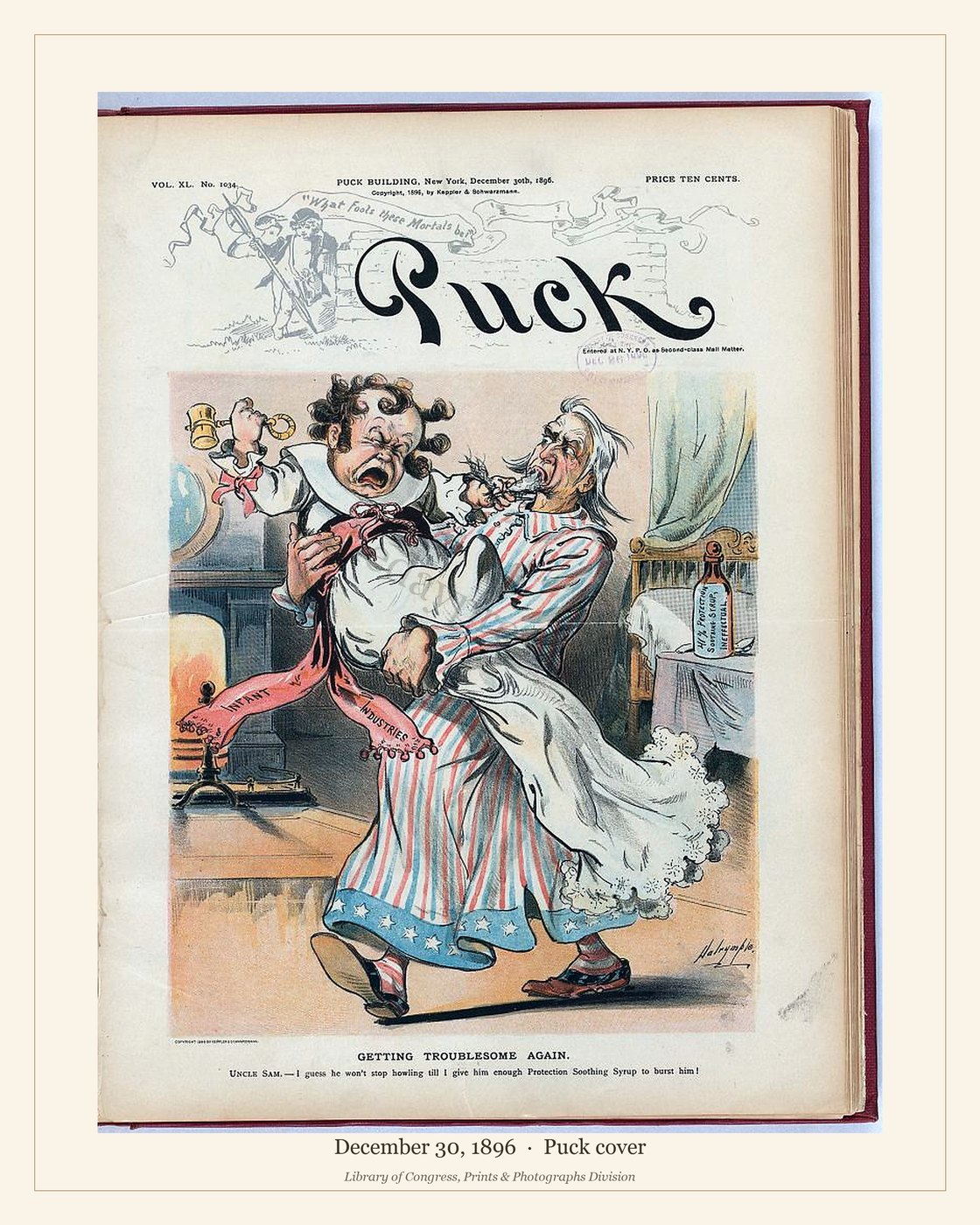 Puck cover — December 30, 1896 — watermarked preview