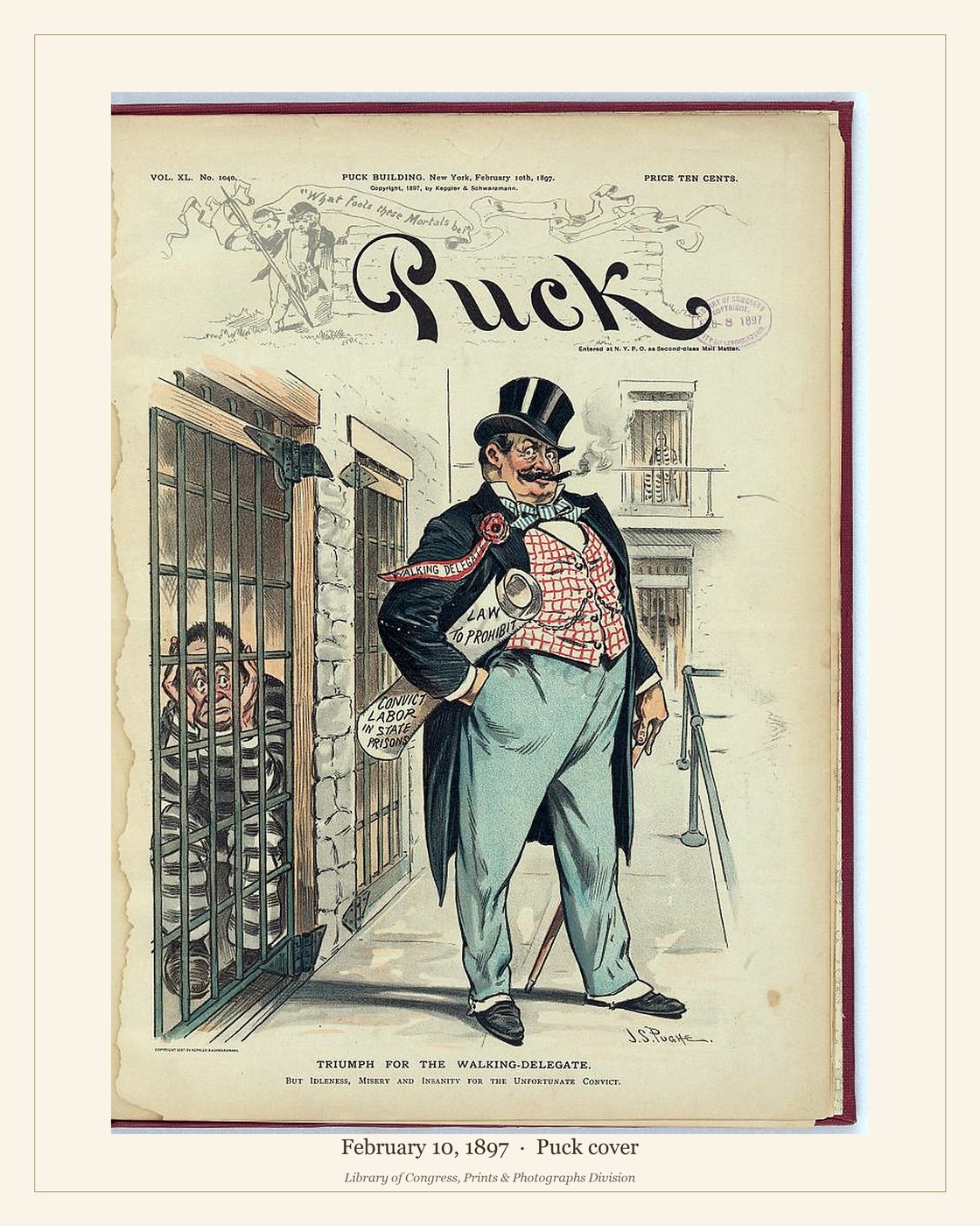 Puck cover — February 10, 1897 — watermarked preview