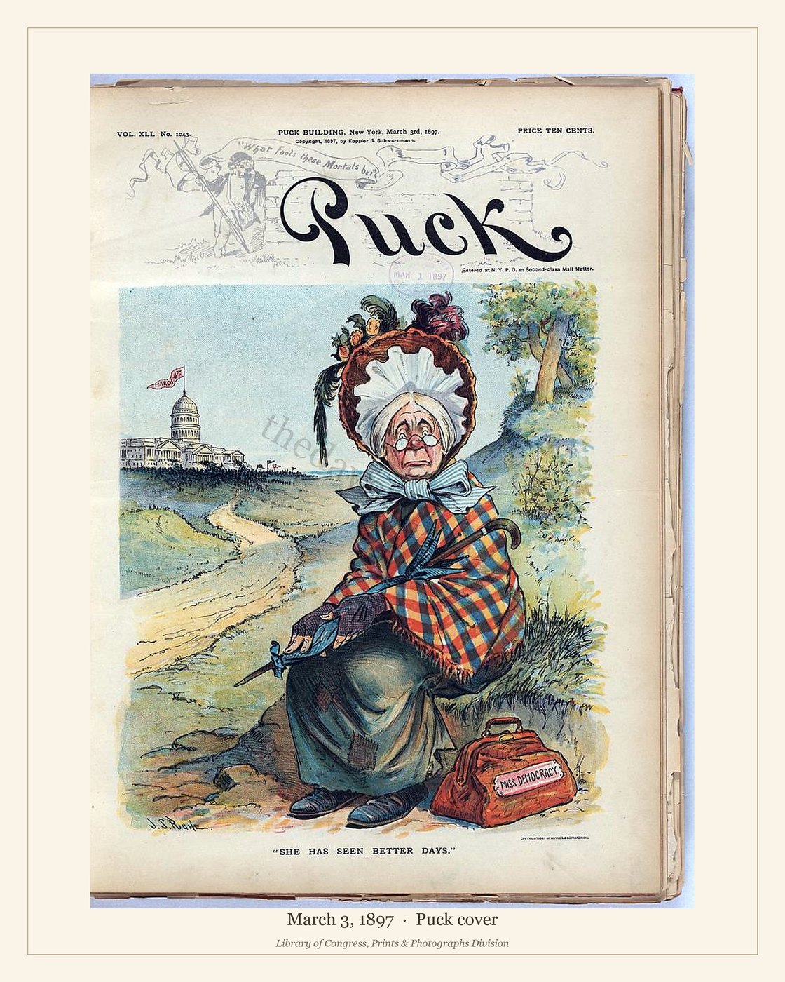 Puck cover — March 3, 1897 — watermarked preview