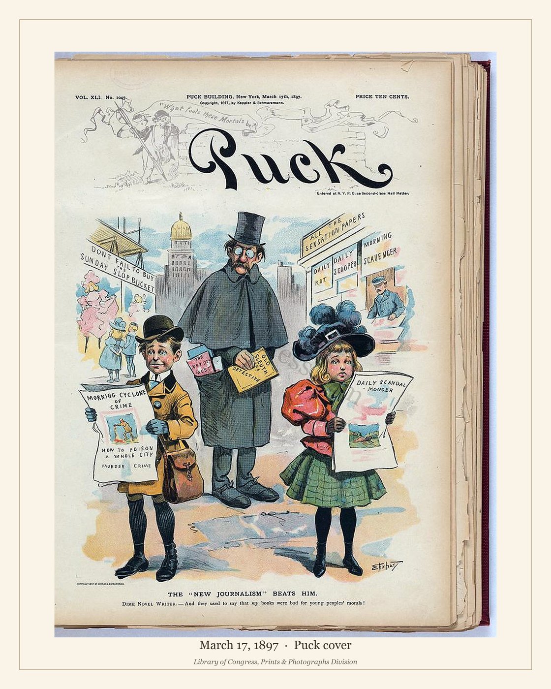Puck cover — March 17, 1897 — watermarked preview