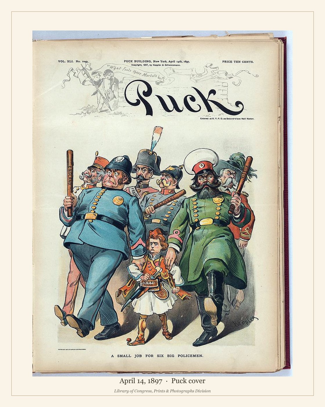 Puck cover — April 14, 1897 — watermarked preview