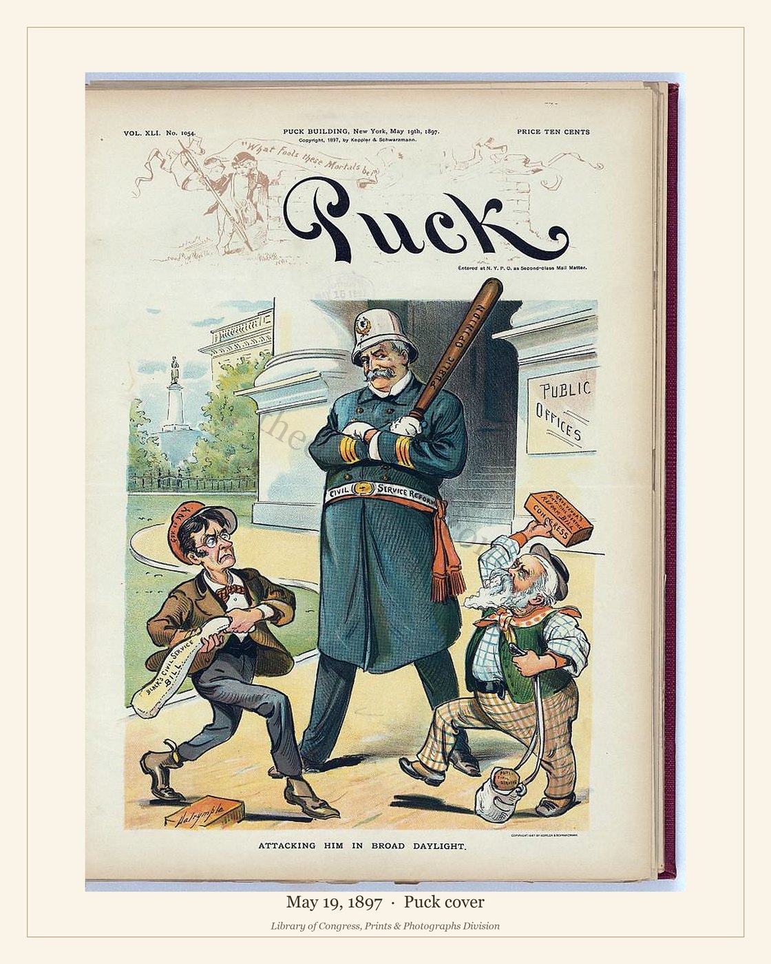 Puck cover — May 19, 1897 — watermarked preview