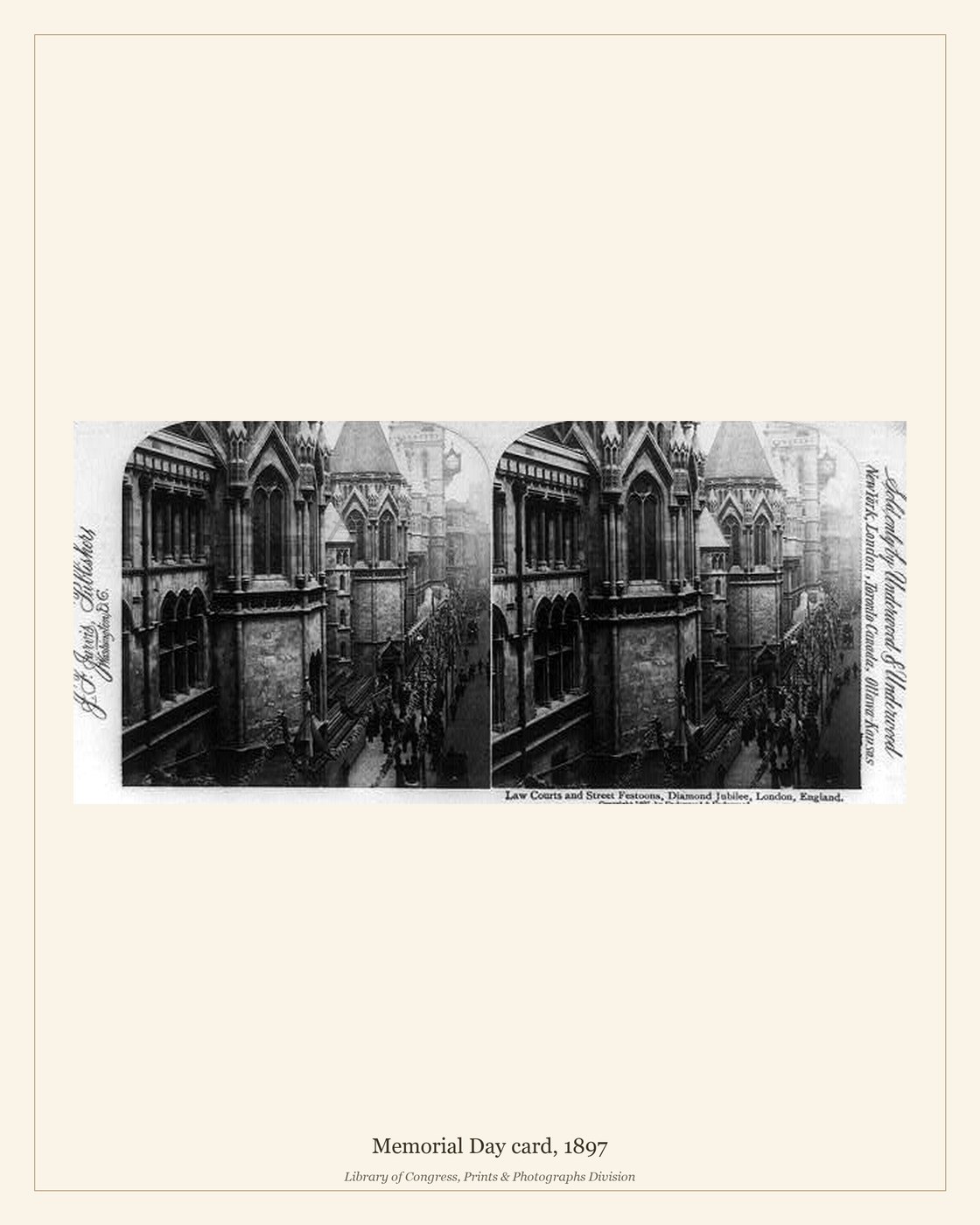 Memorial Day card, 1897 — watermarked preview
