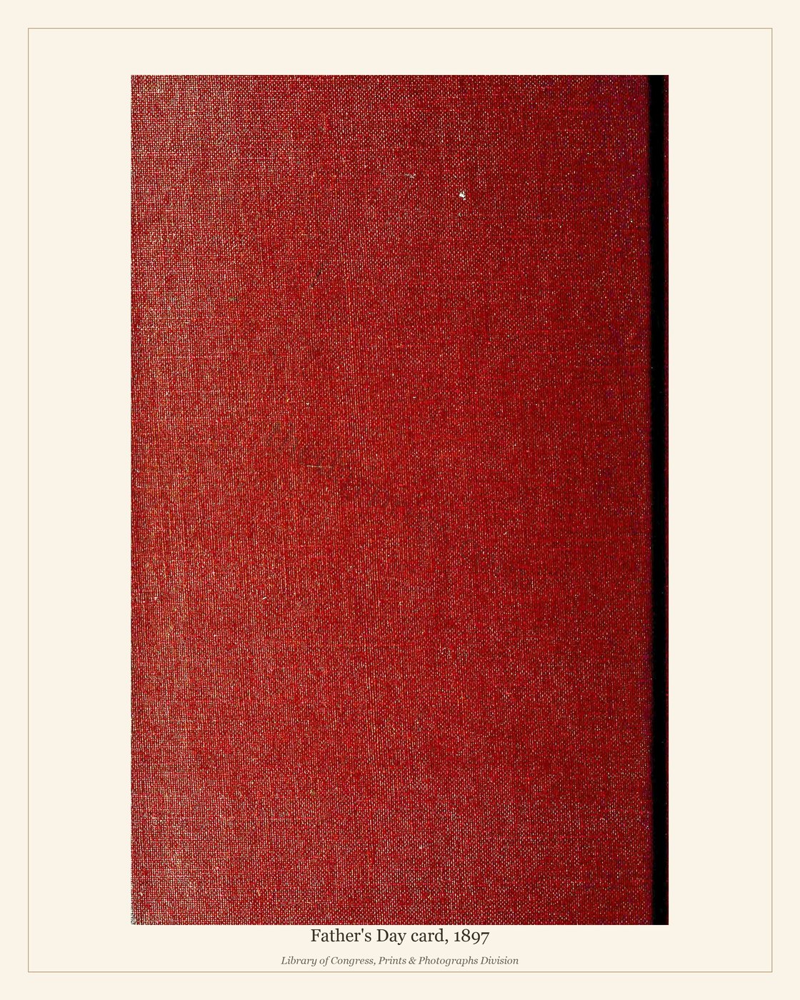 Father's Day card, 1897 — watermarked preview