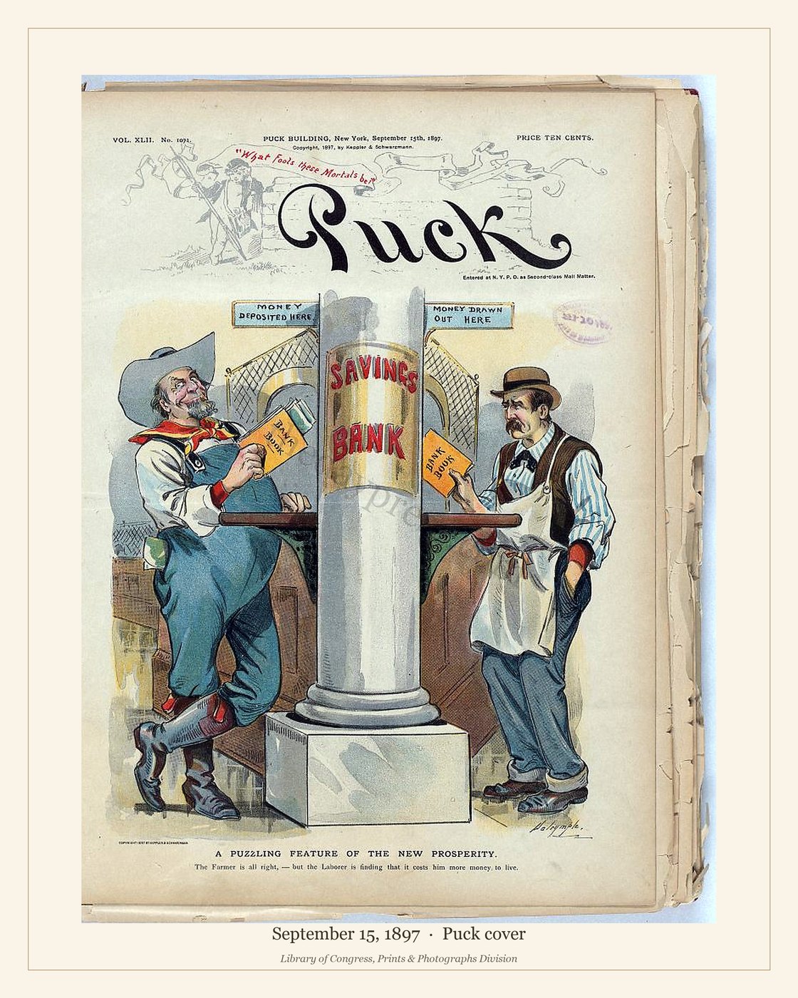Puck cover — September 15, 1897 — watermarked preview