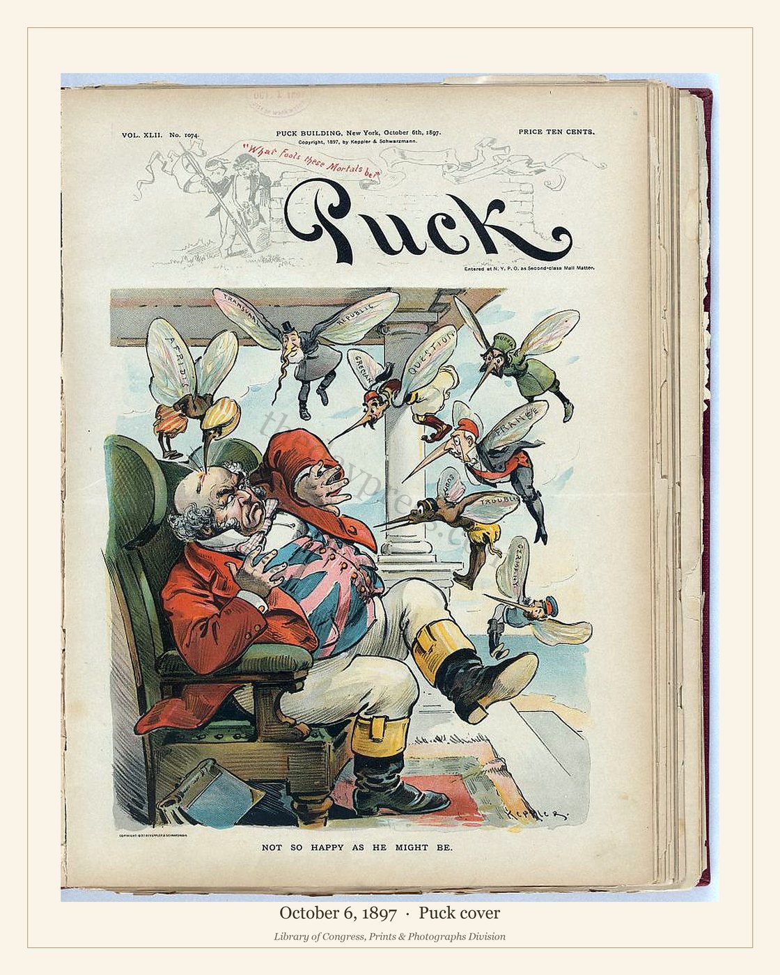 Puck cover — October 6, 1897 — watermarked preview
