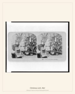 Christmas card, 1897