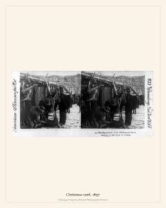 Christmas card, 1897