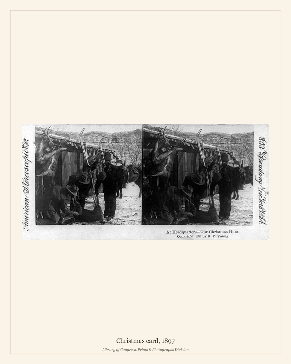 Christmas card, 1897 — watermarked preview